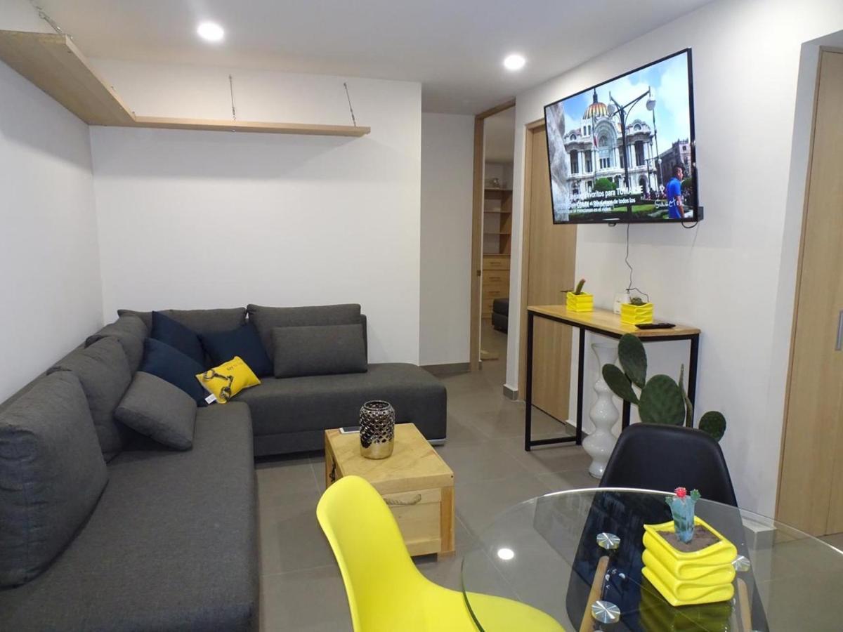 Апартаменти Downtown Depto Con Terraza Privada Мехіко Екстер'єр фото