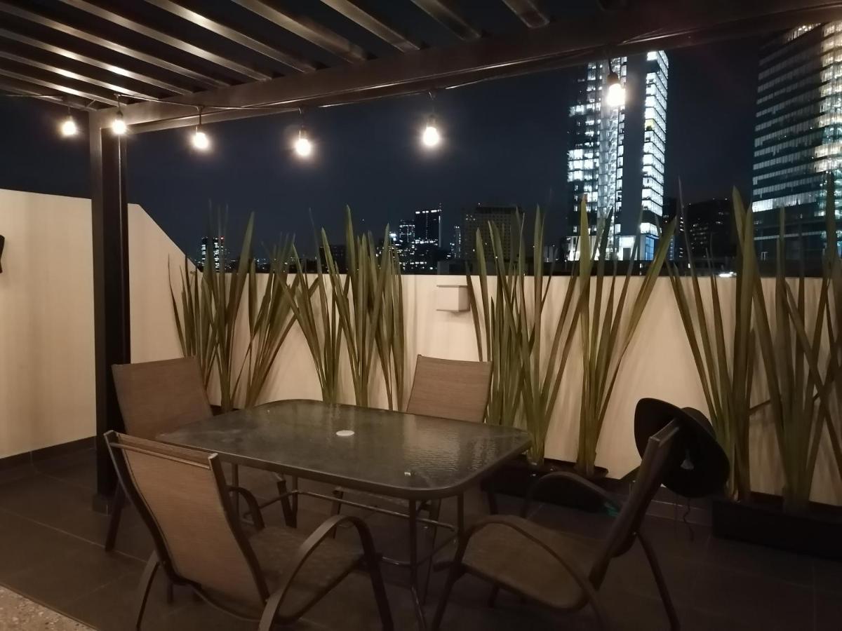 Апартаменти Downtown Depto Con Terraza Privada Мехіко Екстер'єр фото