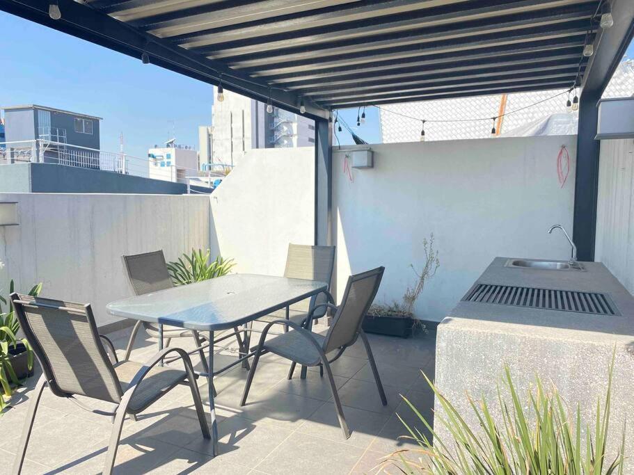 Апартаменти Downtown Depto Con Terraza Privada Мехіко Екстер'єр фото